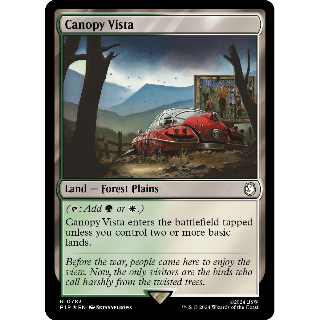 Image for Canopy Vista (Surge Foil) (783) (PIP) - Magic: The Gathering