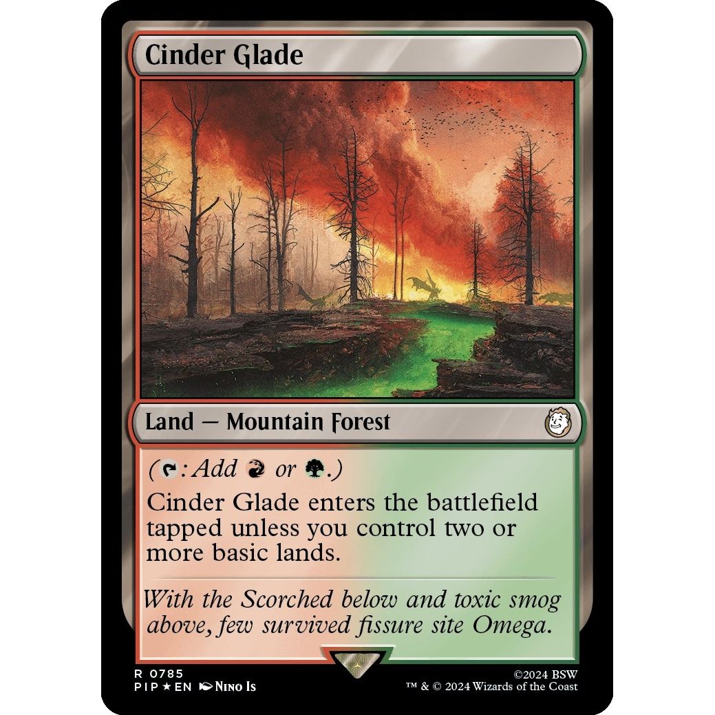 Image for Cinder Glade (Surge Foil) (785) (PIP) - Magic: The Gathering