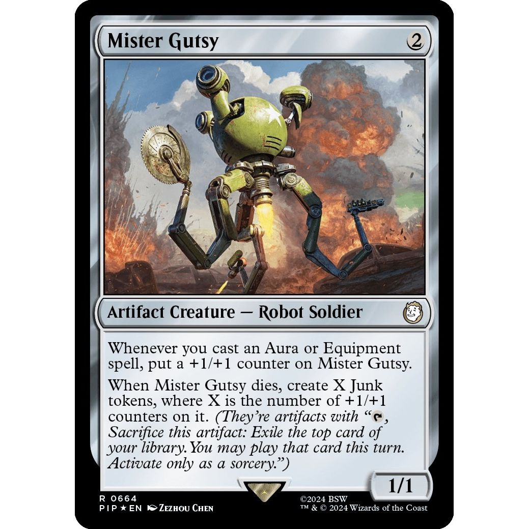 Image for Mister Gutsy (Surge Foil) (664) (PIP) - Magic: The Gathering