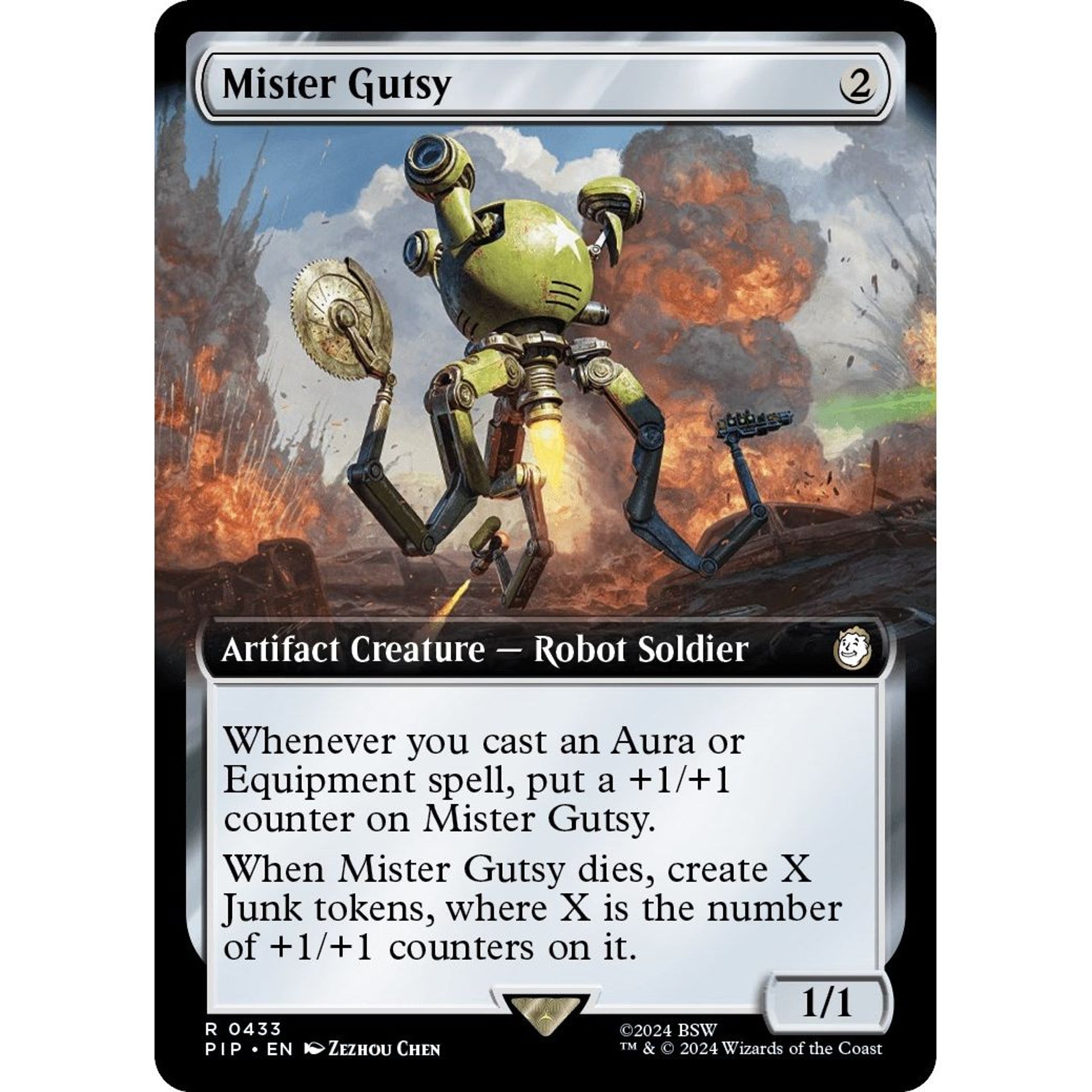 Image for Mister Gutsy (Extended Art) (433) (PIP) - Magic: The Gathering
