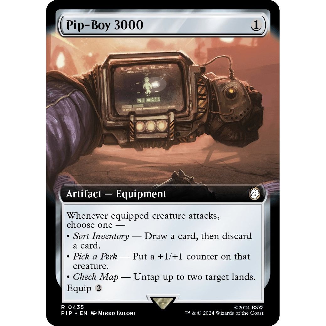 Image for Pip-Boy 3000 (Extended Art) (435) (PIP) - Magic: The Gathering