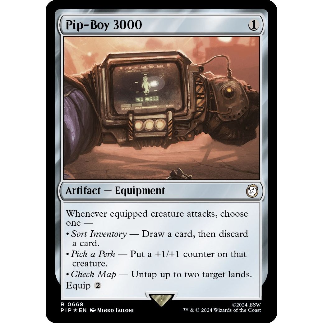 Image for Pip-Boy 3000 (Surge Foil) (668) (PIP) - Magic: The Gathering