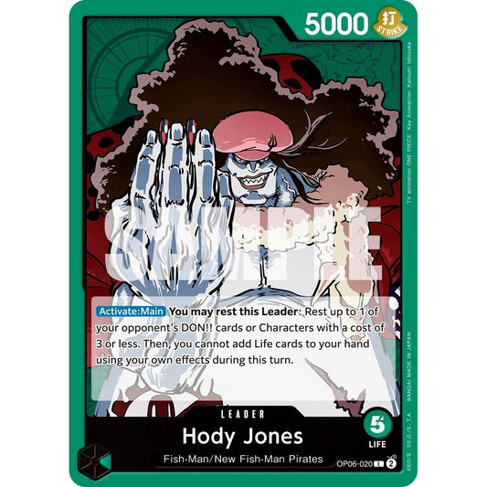Image for Hody Jones (020) (OP06-020) (OP06) - One Piece Card Game