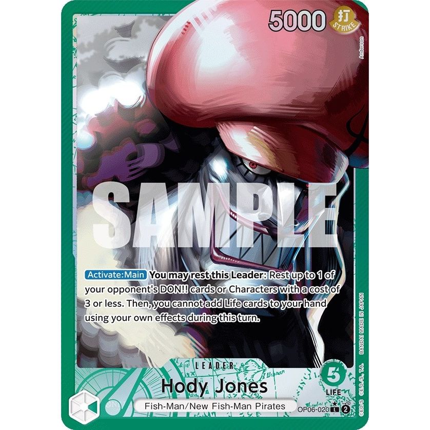 Image for Hody Jones (020) (Alternate Art) (OP06-020) (OP06) - One Piece Card Game