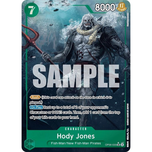 Image for Hody Jones (035) (Alternate Art) (OP06-035) (OP06) - One Piece Card Game