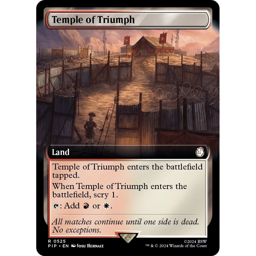Image for Temple of Triumph (Extended Art) (525) (PIP) - Magic: The Gathering