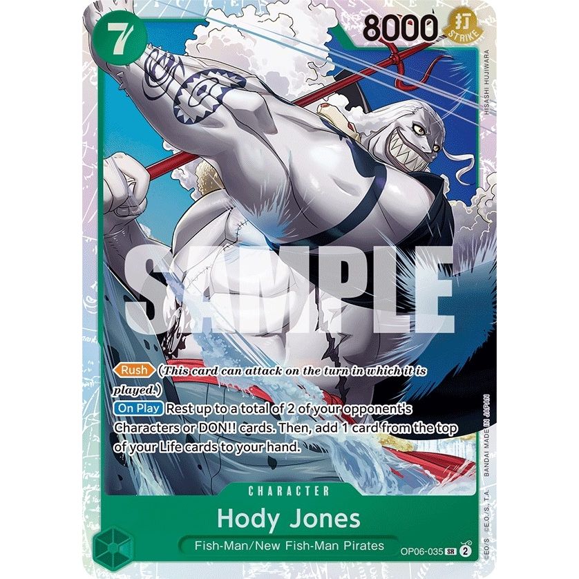 Image for Hody Jones (035) (OP06-035) (OP06) - One Piece Card Game