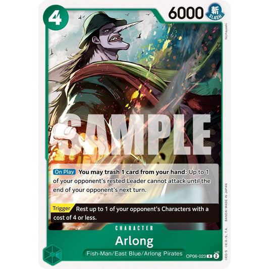 Image for Arlong (OP06-023) (OP06) - One Piece Card Game
