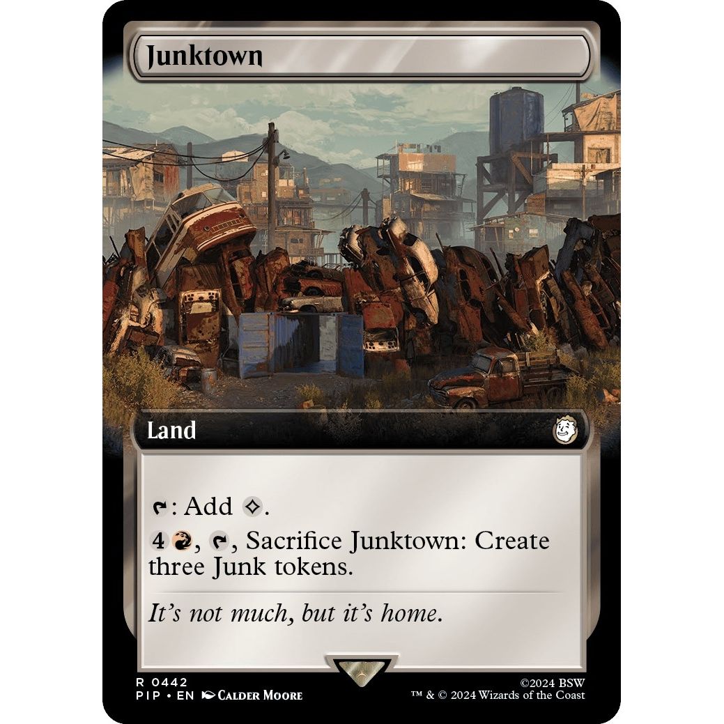 Image for Junktown (Extended Art) (442) (PIP) - Magic: The Gathering