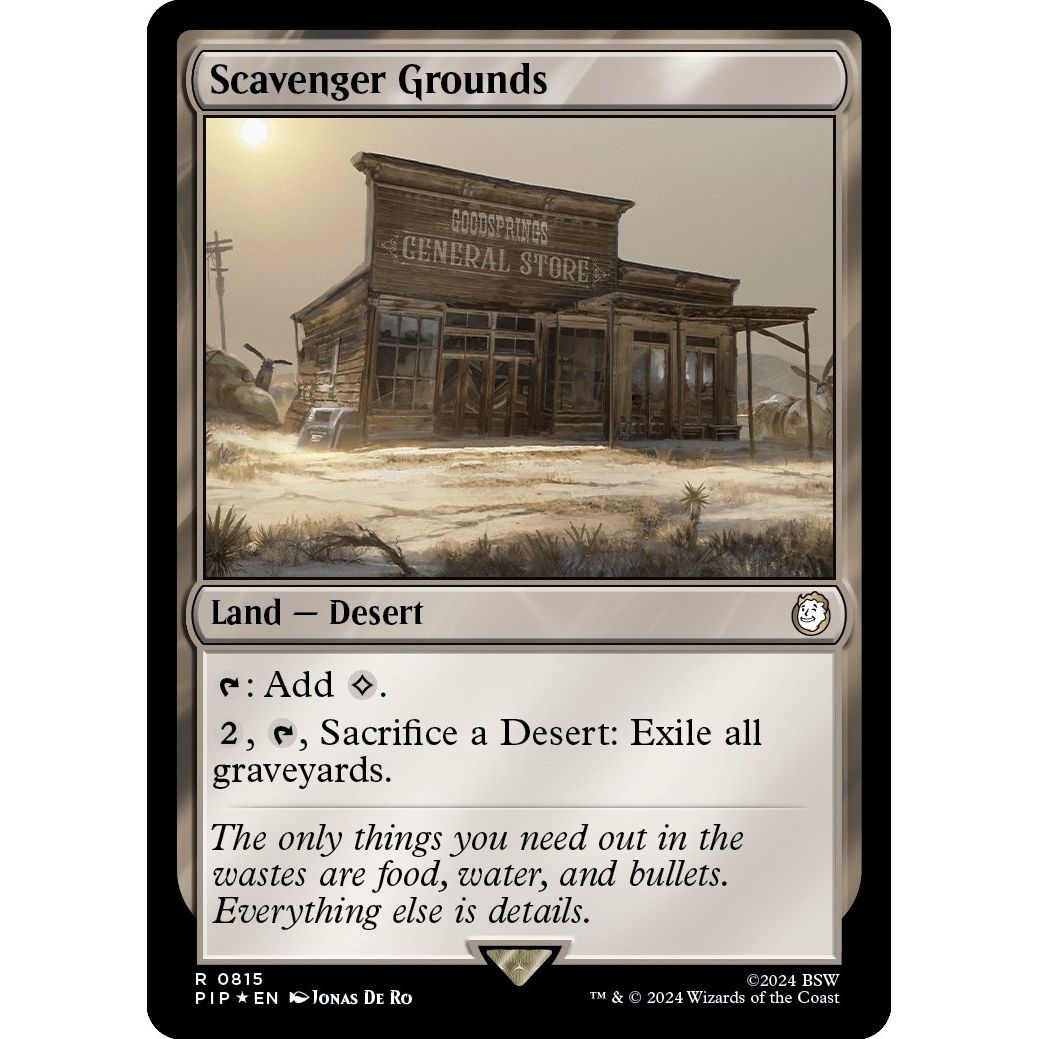 Image for Scavenger Grounds (Surge Foil) (815) (PIP) - Magic: The Gathering
