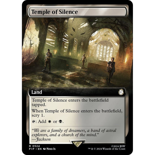 Image for Temple of Silence (Extended Art) (524) (PIP) - Magic: The Gathering