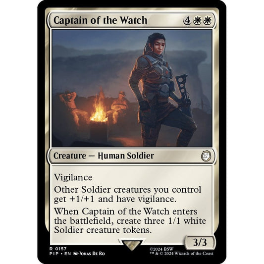Image for Captain of the Watch (157) (PIP) - Magic: The Gathering