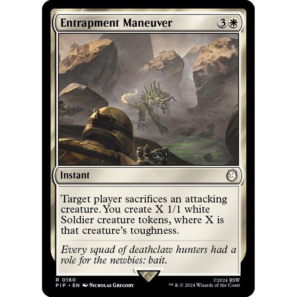 Image for Entrapment Maneuver (160) (PIP) - Magic: The Gathering