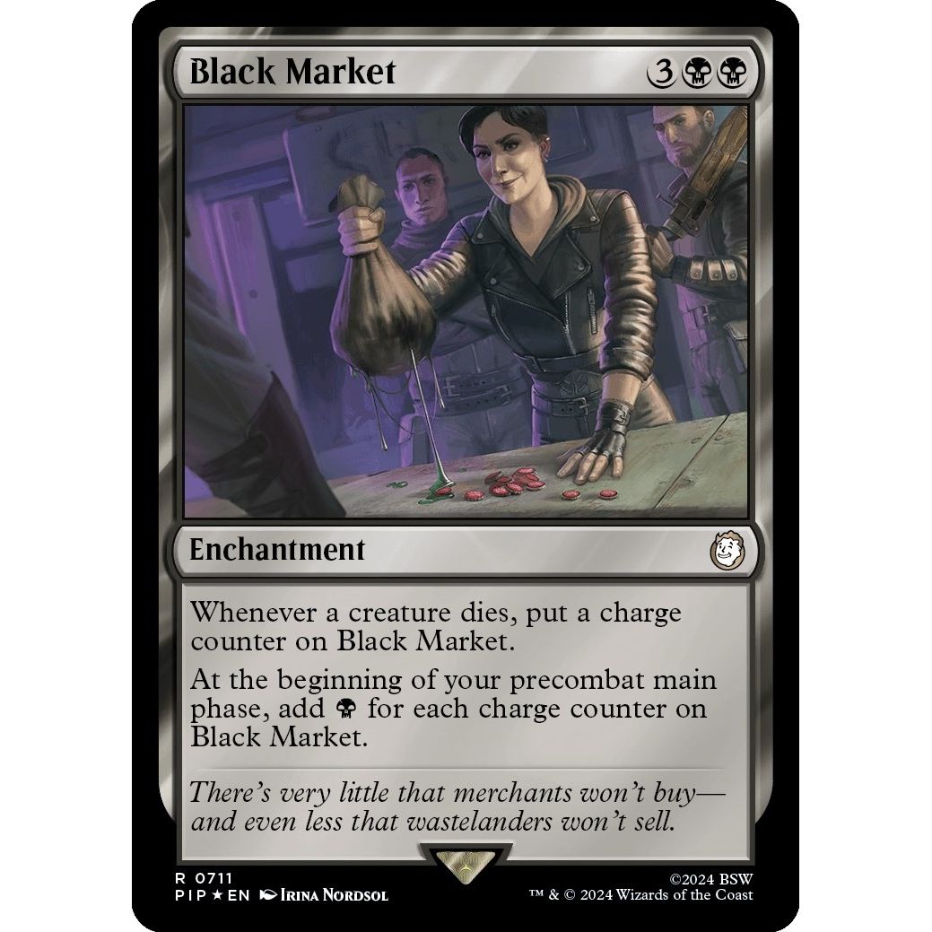 Image for Black Market (Surge Foil) (711) (PIP) - Magic: The Gathering