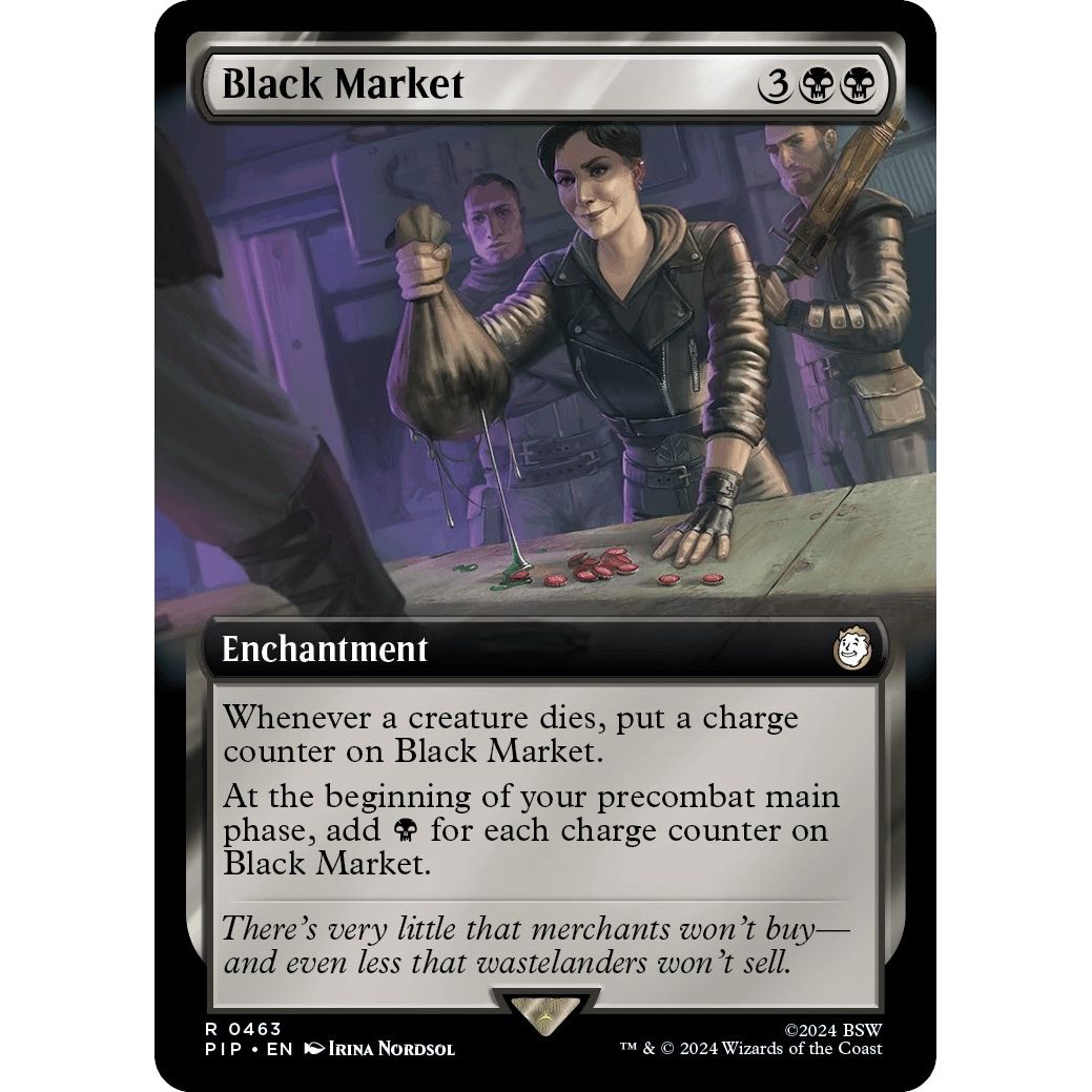 Image for Black Market (Extended Art) (463) (PIP) - Magic: The Gathering