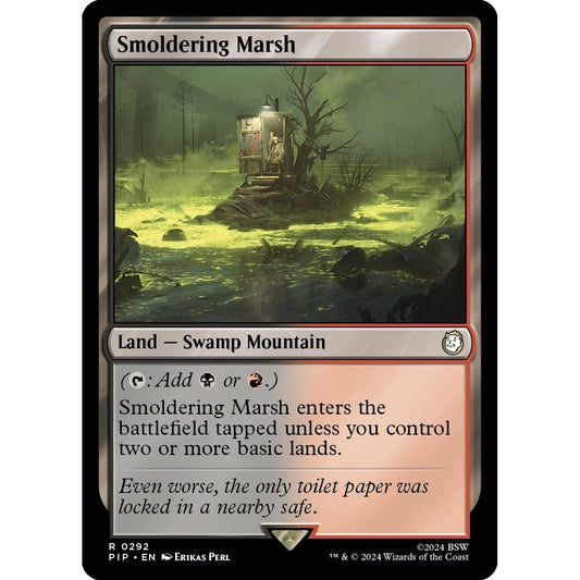 Image for Smoldering Marsh (292) (PIP) - Magic: The Gathering