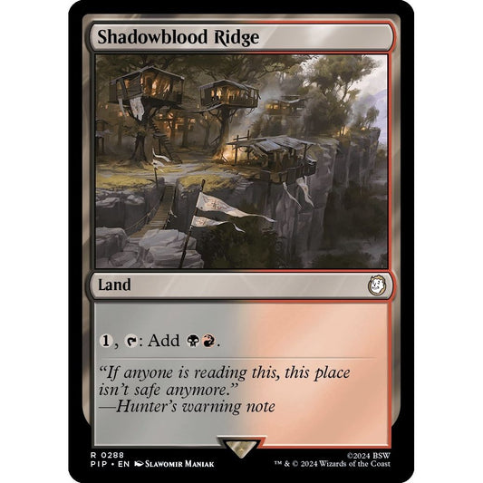 Image for Shadowblood Ridge (288) (PIP) - Magic: The Gathering