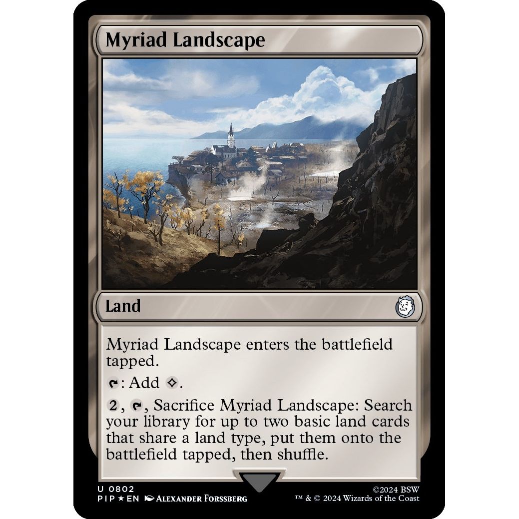 Image for Myriad Landscape (Surge Foil) (802) (PIP) - Magic: The Gathering