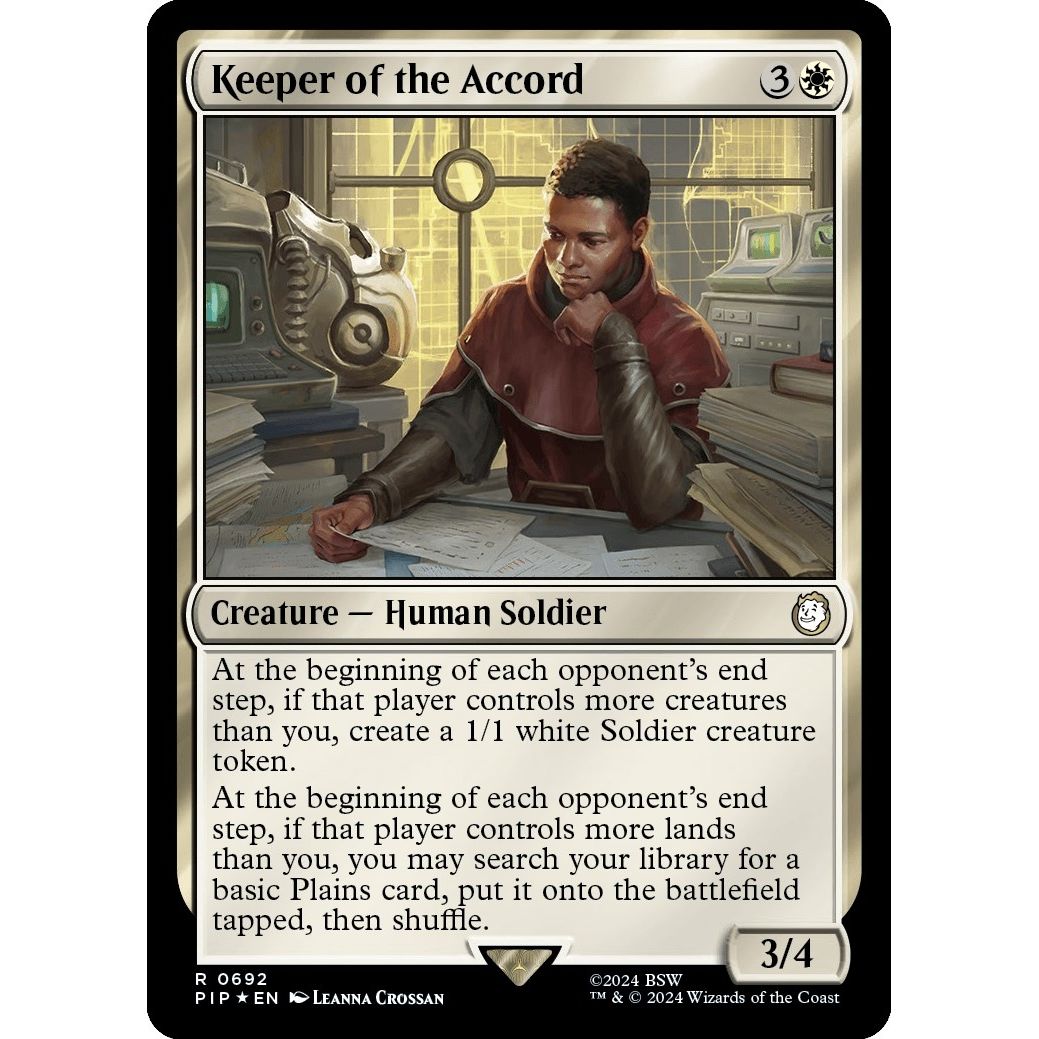 Image for Keeper of the Accord (Surge Foil) (692) (PIP) - Magic: The Gathering