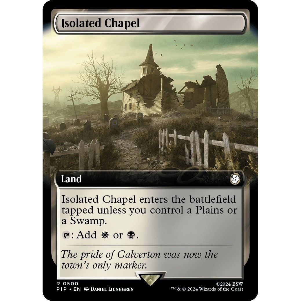 Image for Isolated Chapel (Extended Art) (500) (PIP) - Magic: The Gathering