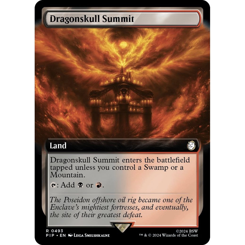 Image for Dragonskull Summit (Extended Art) (493) (PIP) - Magic: The Gathering