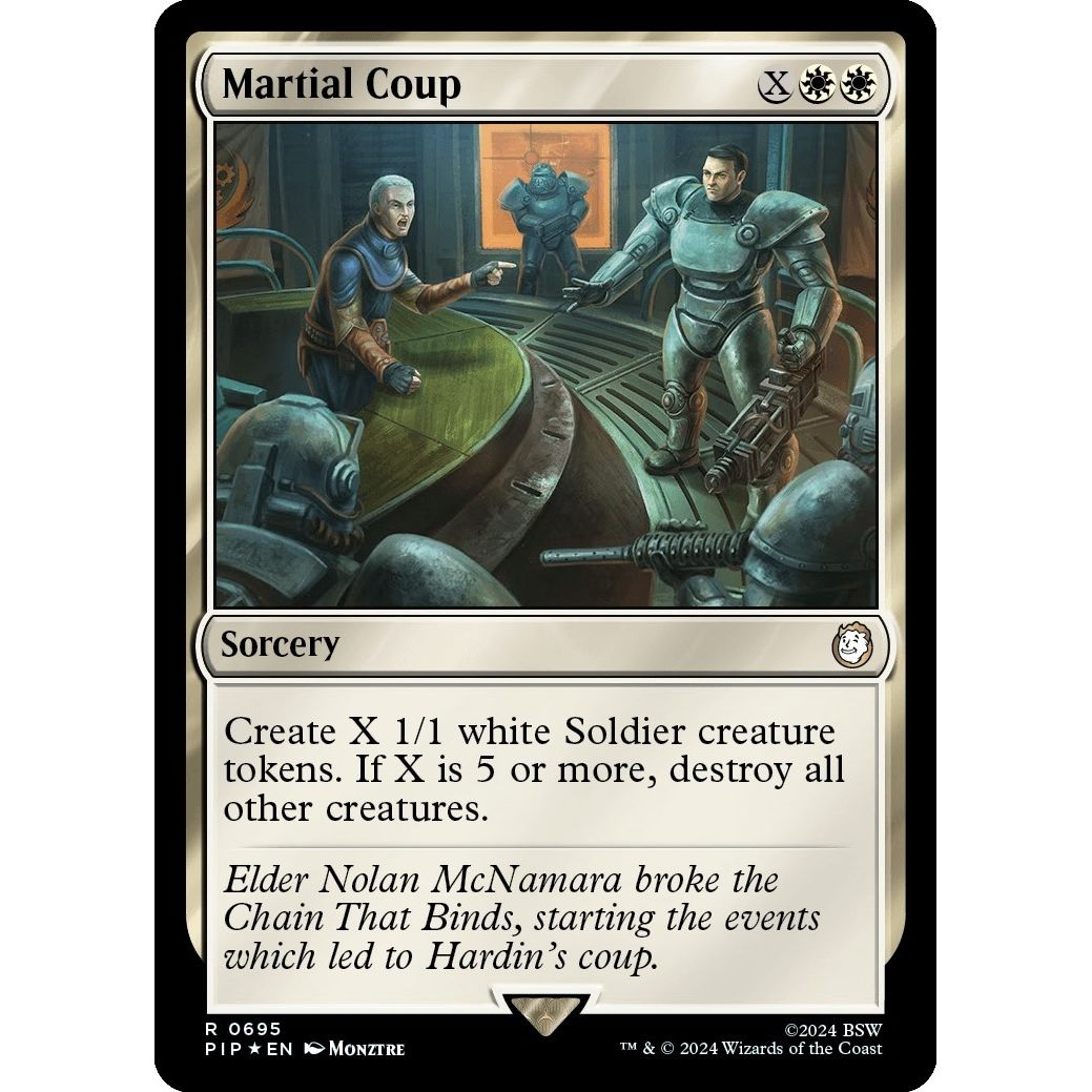 Image for Martial Coup (Surge Foil) (695) (PIP) - Magic: The Gathering