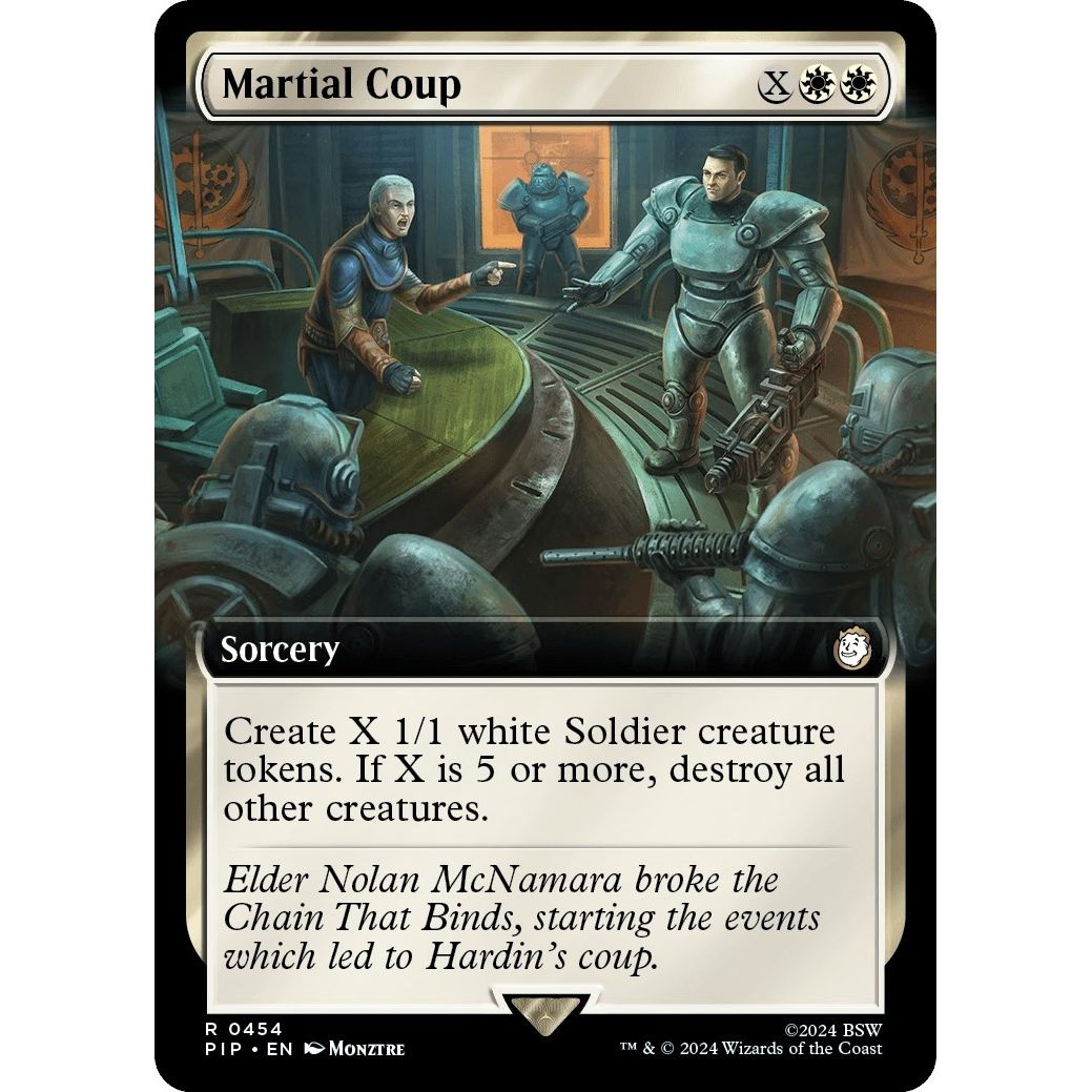 Image for Martial Coup (Extended Art) (454) (PIP) - Magic: The Gathering