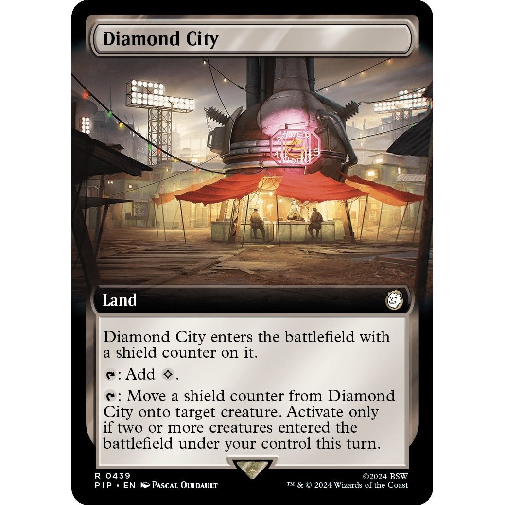 Image for Diamond City (Extended Art) (439) (PIP) - Magic: The Gathering