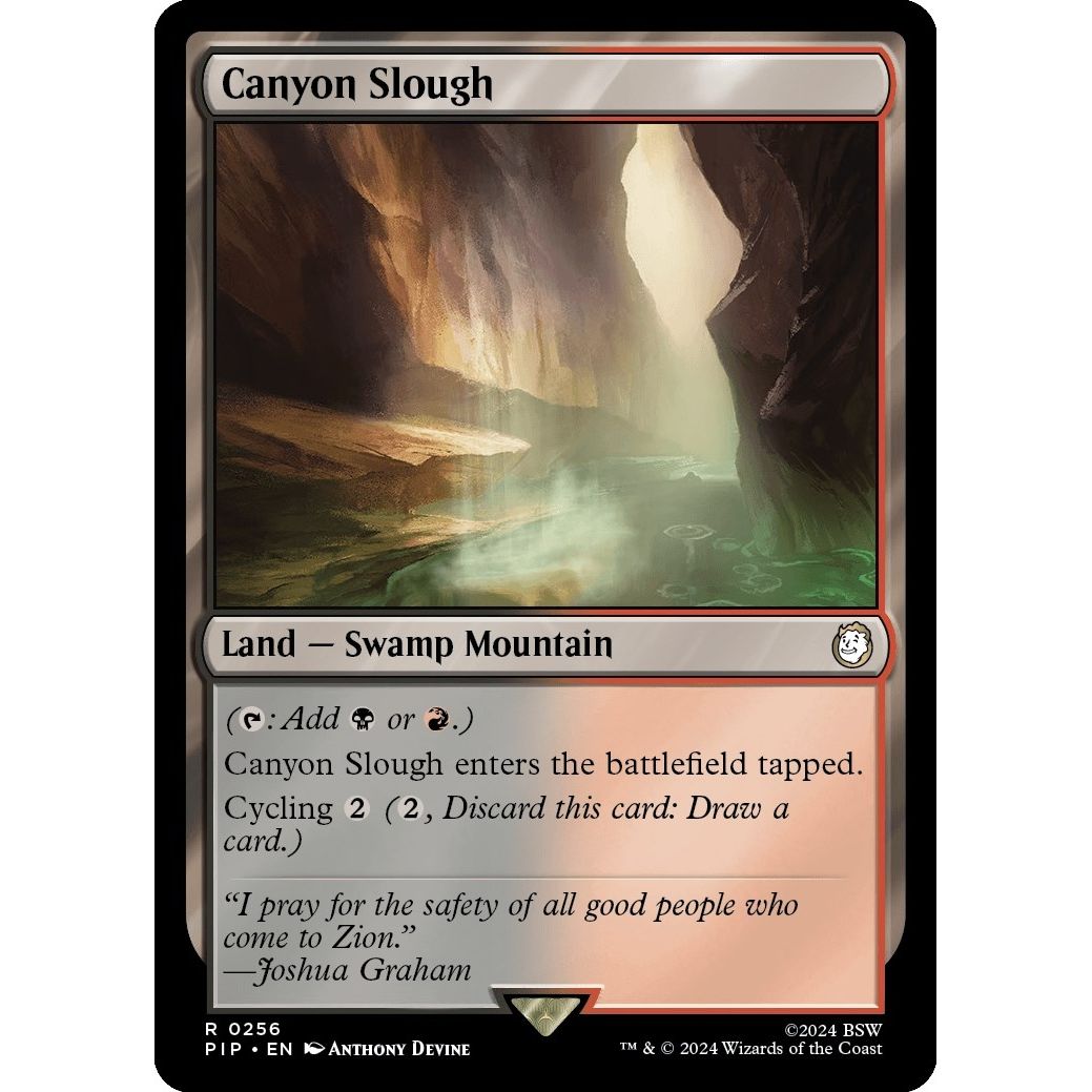 Image for Canyon Slough (256) (PIP) - Magic: The Gathering