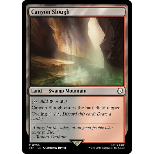Image for Canyon Slough (256) (PIP) - Magic: The Gathering