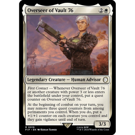 Image for Overseer of Vault 76 (19) (PIP) - Magic: The Gathering