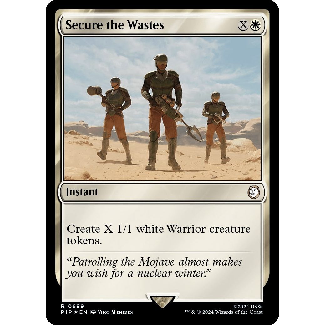 Image for Secure the Wastes (Surge Foil) (699) (PIP) - Magic: The Gathering