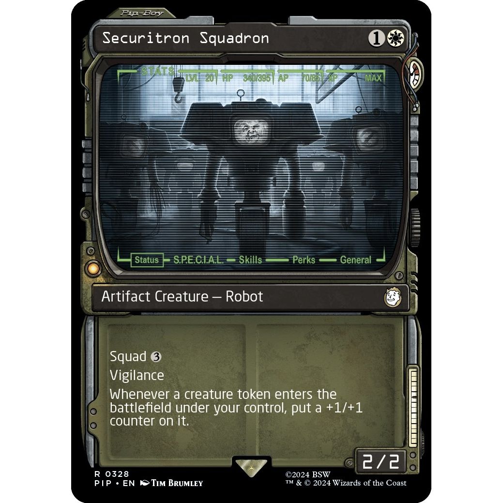 Image for Securitron Squadron (Showcase) (328) (PIP) - Magic: The Gathering