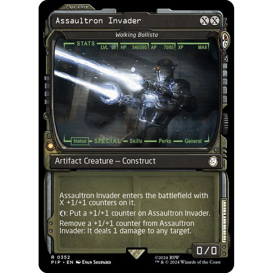 Image for Assaultron Invader - Walking Ballista (Showcase) (352) (PIP) - Magic: The Gathering