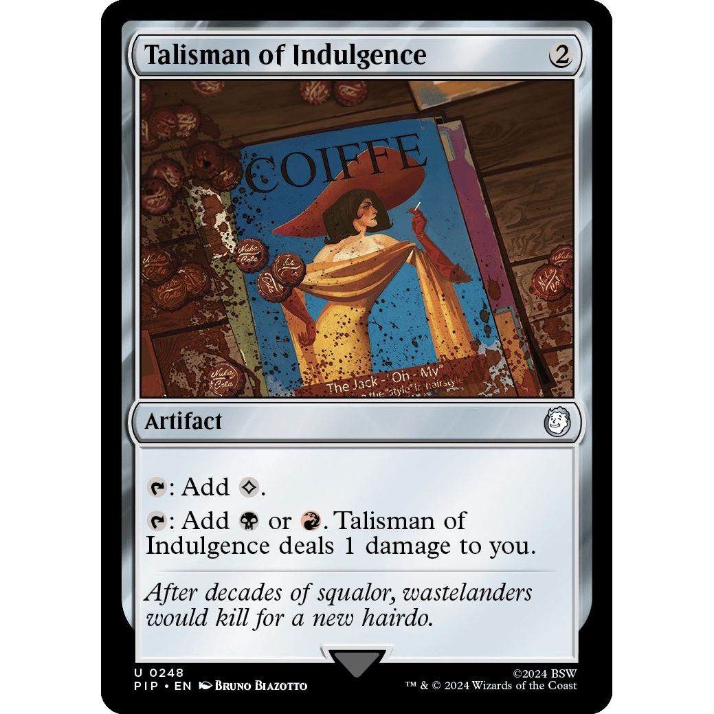 Image for Talisman of Indulgence (248) (PIP) - Magic: The Gathering