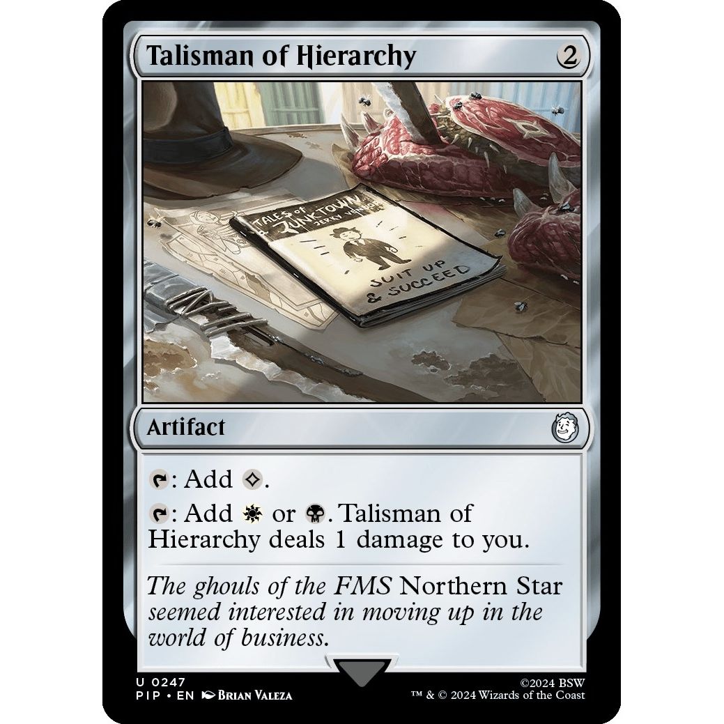 Image for Talisman of Hierarchy (247) (PIP) - Magic: The Gathering