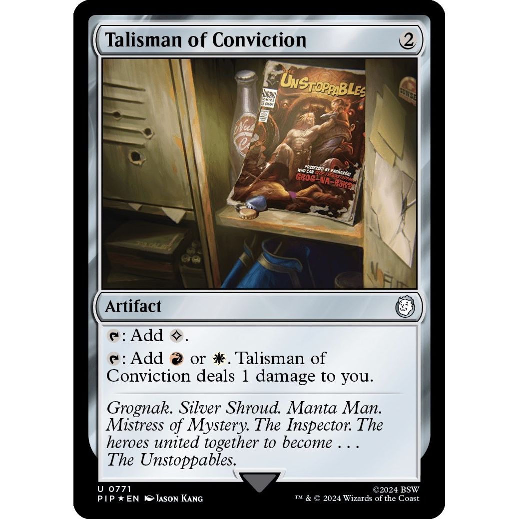 Image for Talisman of Conviction (Surge Foil) (771) (PIP) - Magic: The Gathering