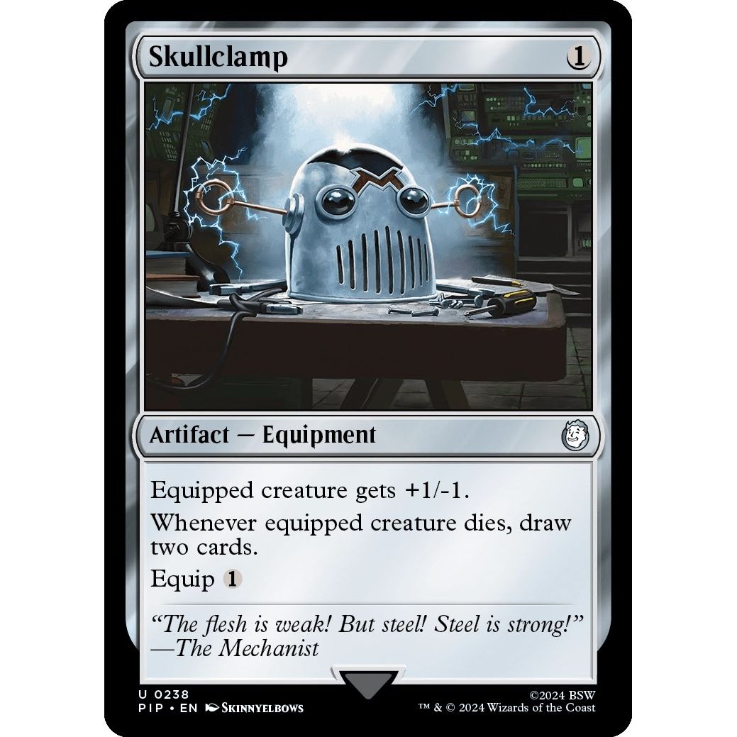 Image for Skullclamp (238) (PIP) - Magic: The Gathering