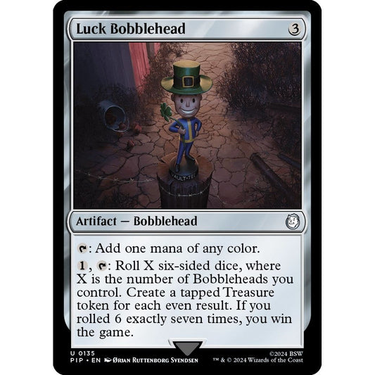 Image for Luck Bobblehead (135) (PIP) - Magic: The Gathering