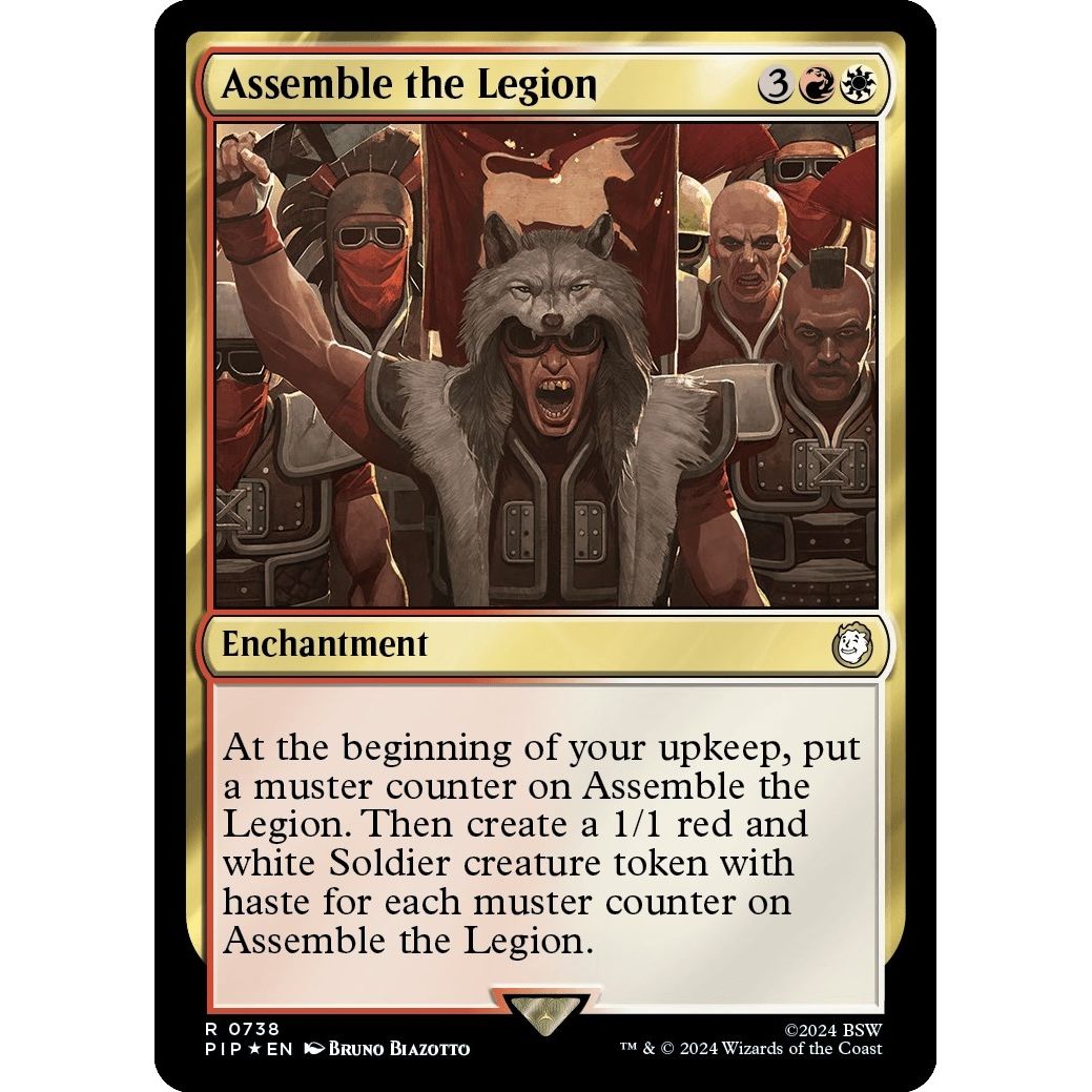 Image for Assemble the Legion (Surge Foil) (738) (PIP) - Magic: The Gathering