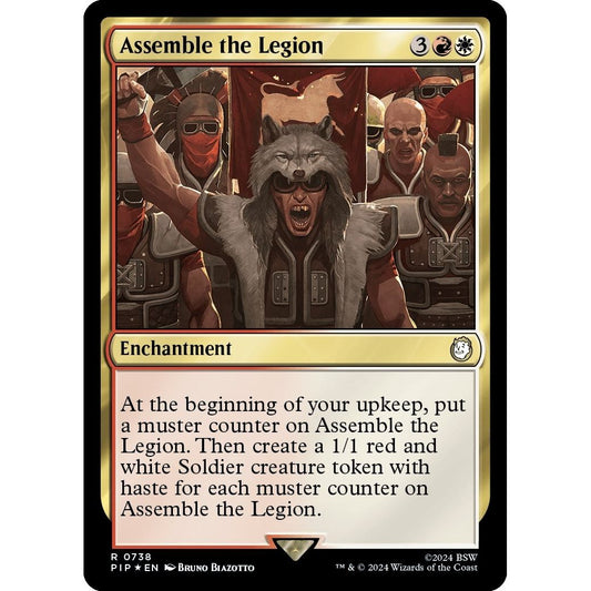 Image for Assemble the Legion (Surge Foil) (738) (PIP) - Magic: The Gathering