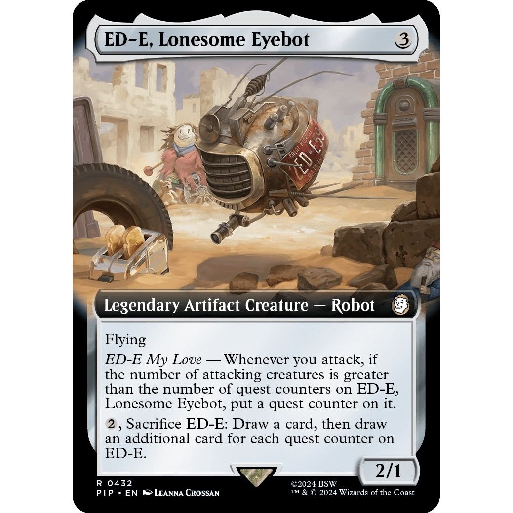 Image for ED-E, Lonesome Eyebot (Extended Art) (432) (PIP) - Magic: The Gathering