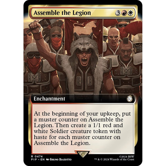 Image for Assemble the Legion (Extended Art) (474) (PIP) - Magic: The Gathering