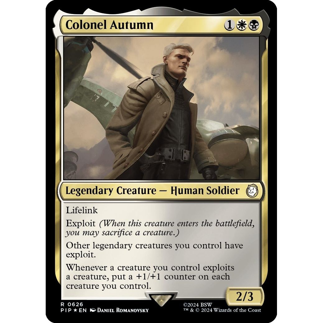Image for Colonel Autumn (Surge Foil) (626) (PIP) - Magic: The Gathering