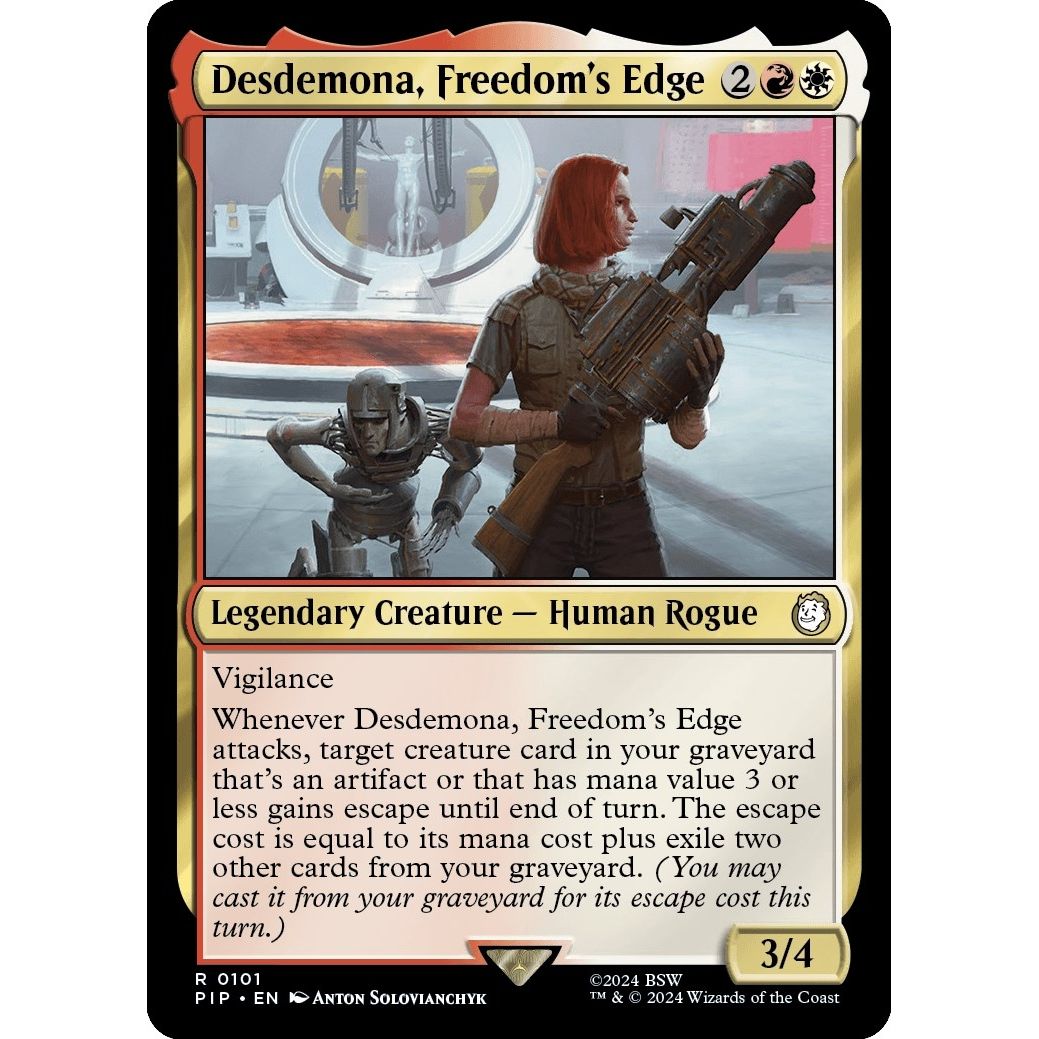 Image for Desdemona, Freedom's Edge (101) (PIP) - Magic: The Gathering