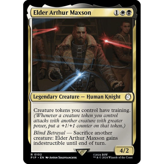 Image for Elder Arthur Maxson (102) (PIP) - Magic: The Gathering