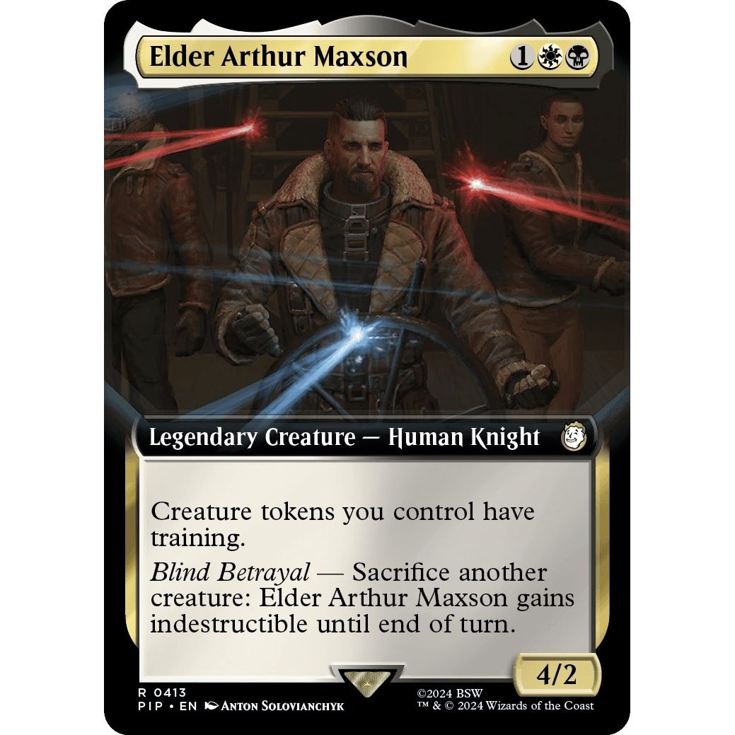 Image for Elder Arthur Maxson (Extended Art) (413) (PIP) - Magic: The Gathering