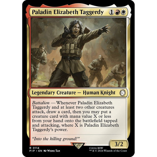Image for Paladin Elizabeth Taggerdy (114) (PIP) - Magic: The Gathering