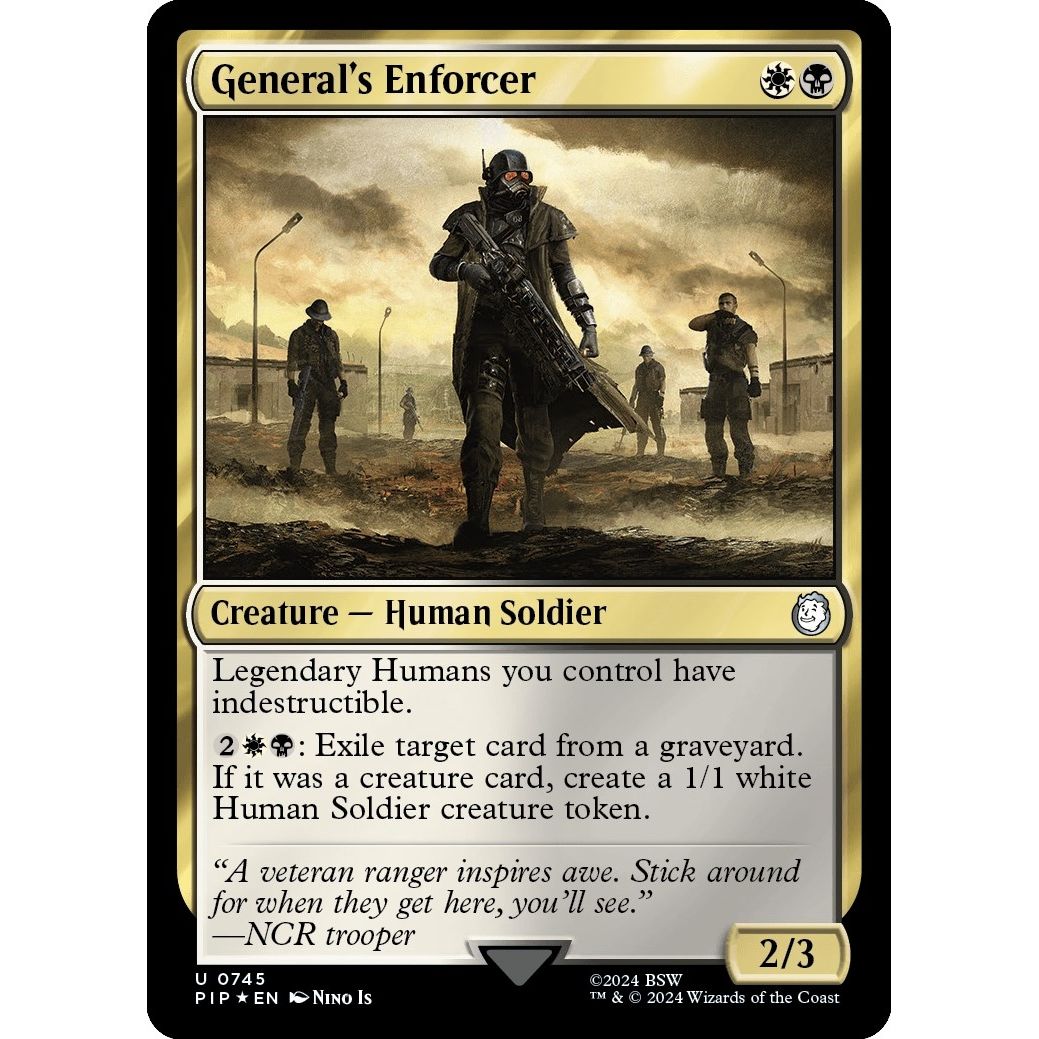 Image for General's Enforcer (Surge Foil) (745) (PIP) - Magic: The Gathering