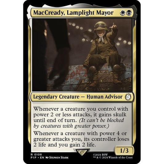 Image for MacCready, Lamplight Mayor (108) (PIP) - Magic: The Gathering